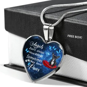 Pet Memorial Necklace, Dog Remembrance Necklace,  French Bulldog