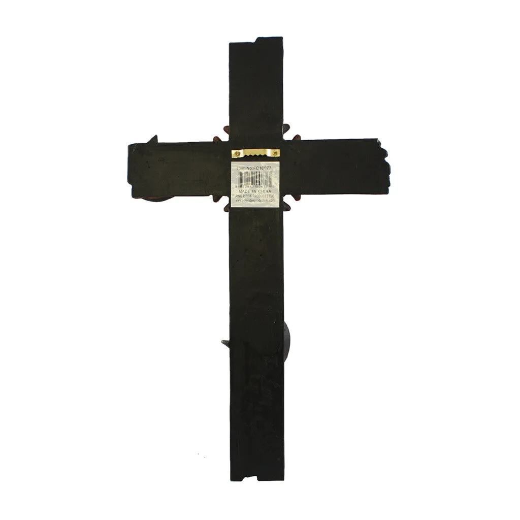 Pine Ridge 15" Fireman Axe Wall Hanging Cross Beautiful Fire Department Emblem Centerpiece - Great For Home, Garage, Shop, and Local Fire Station Decor Hero Series
