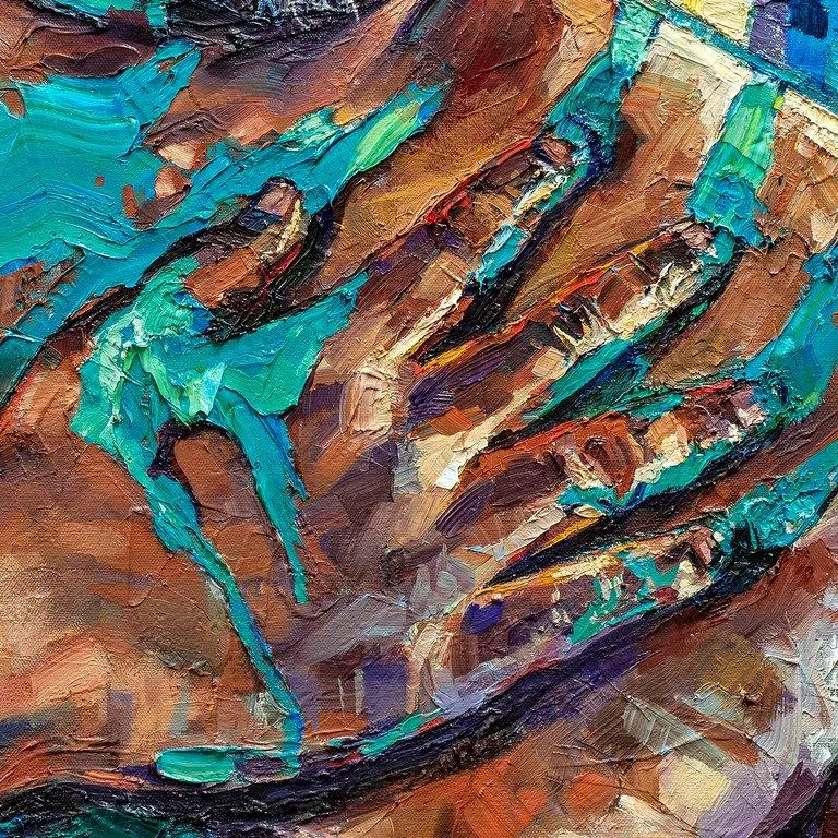 Quiet Courage painting