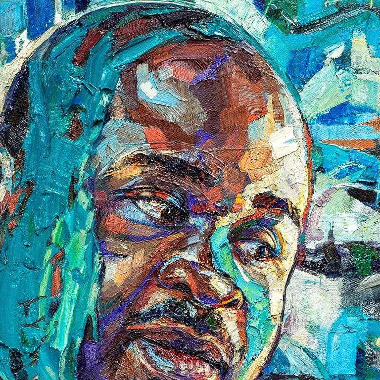 Quiet Courage painting