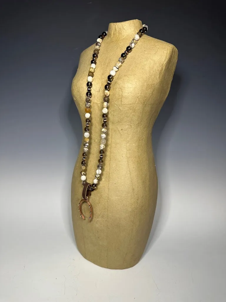 "LUCKY HORSE SHOE NECKLACE JK138