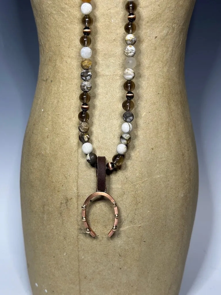 "LUCKY HORSE SHOE NECKLACE JK138