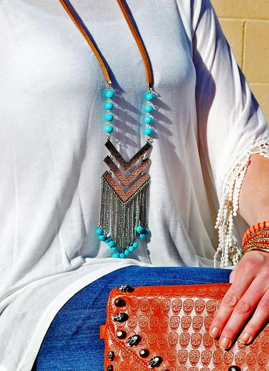 "Southwest Metal Necklace"