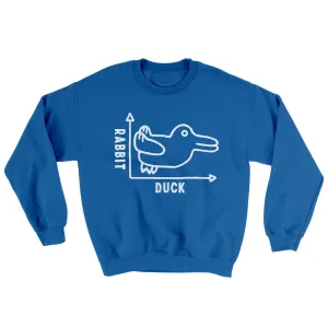 Rabbit Duck Graph Ugly Sweater