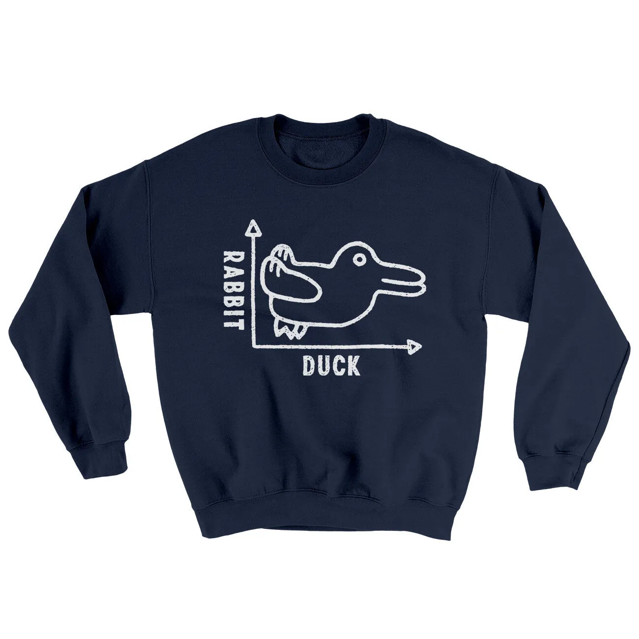 Rabbit Duck Graph Ugly Sweater