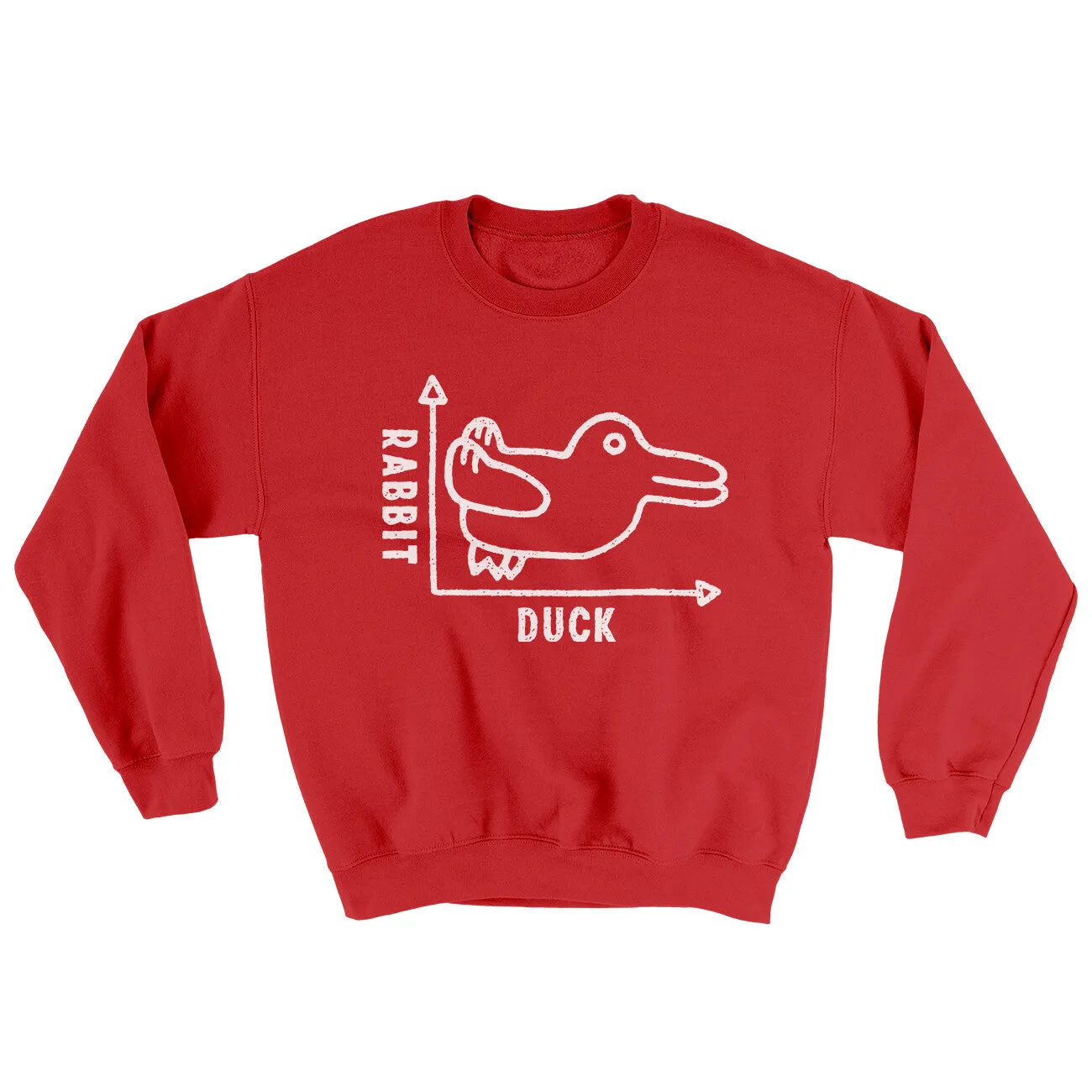 Rabbit Duck Graph Ugly Sweater