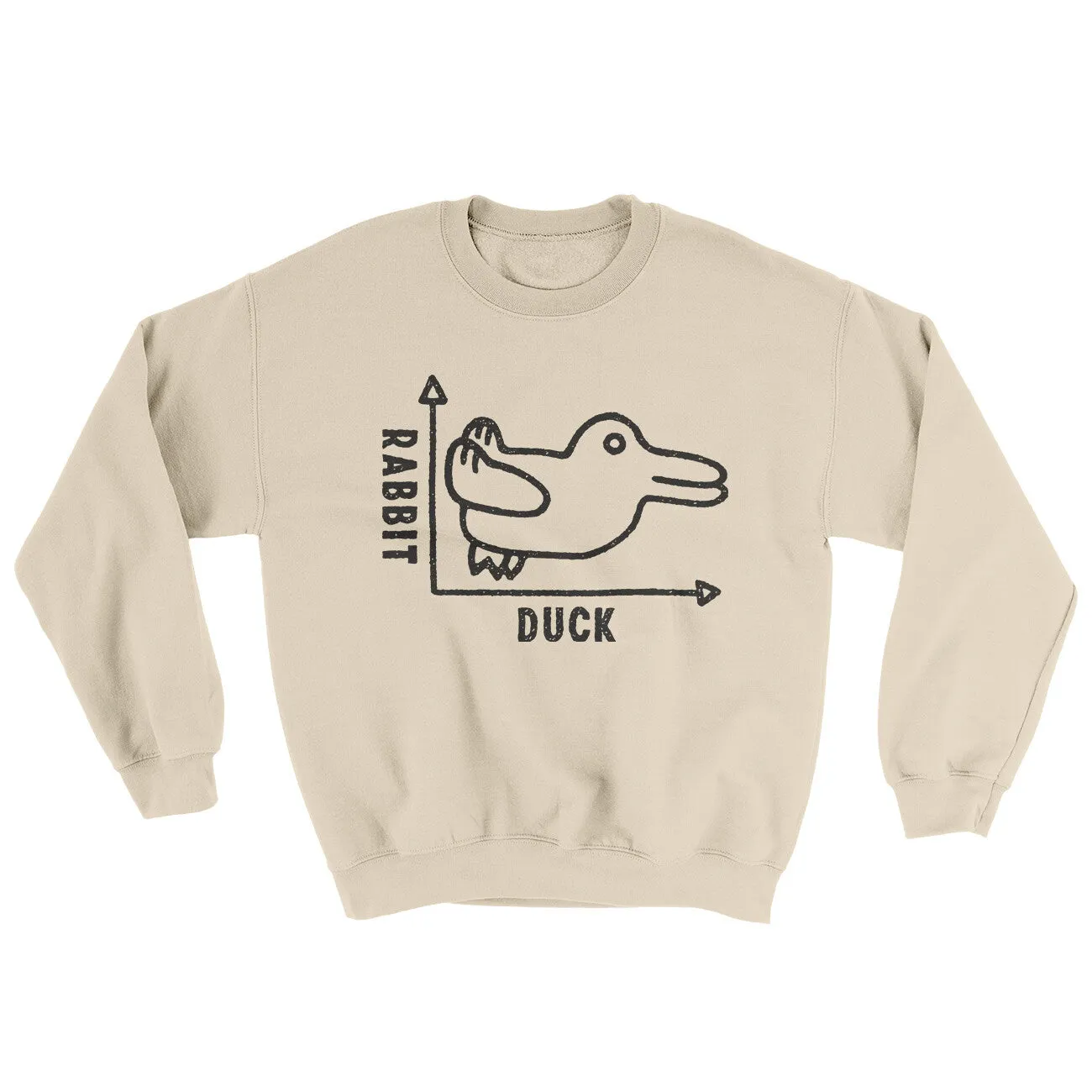 Rabbit Duck Graph Ugly Sweater
