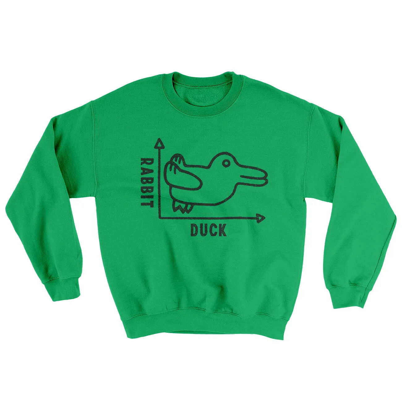 Rabbit Duck Graph Ugly Sweater