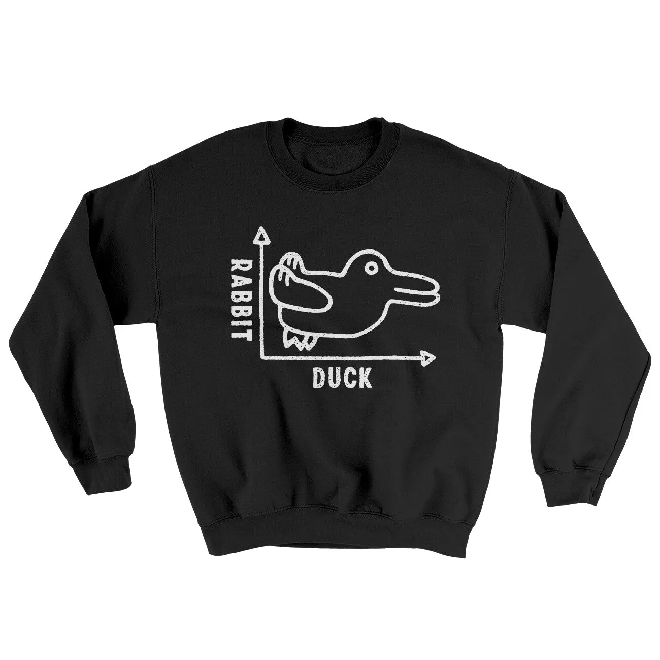 Rabbit Duck Graph Ugly Sweater