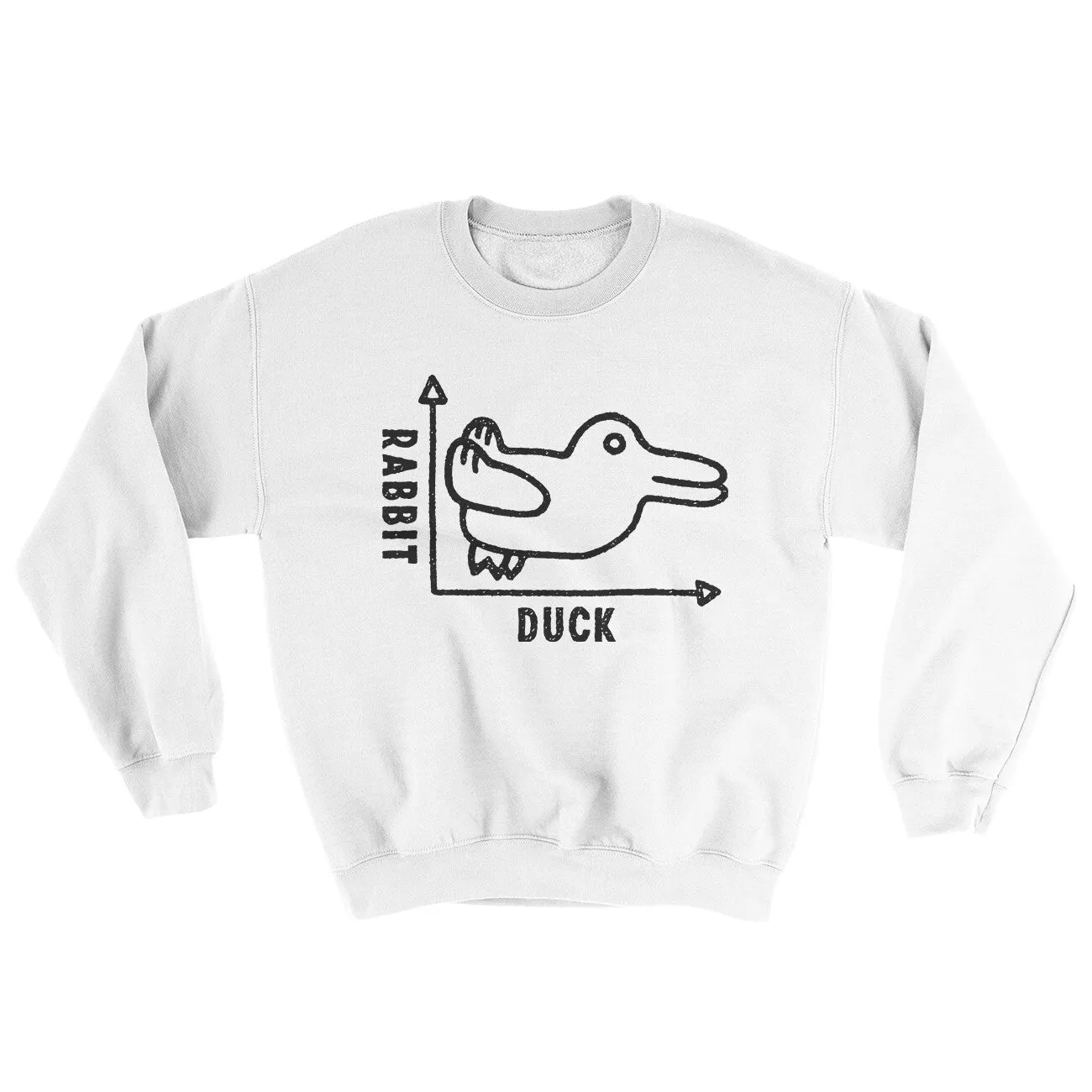 Rabbit Duck Graph Ugly Sweater