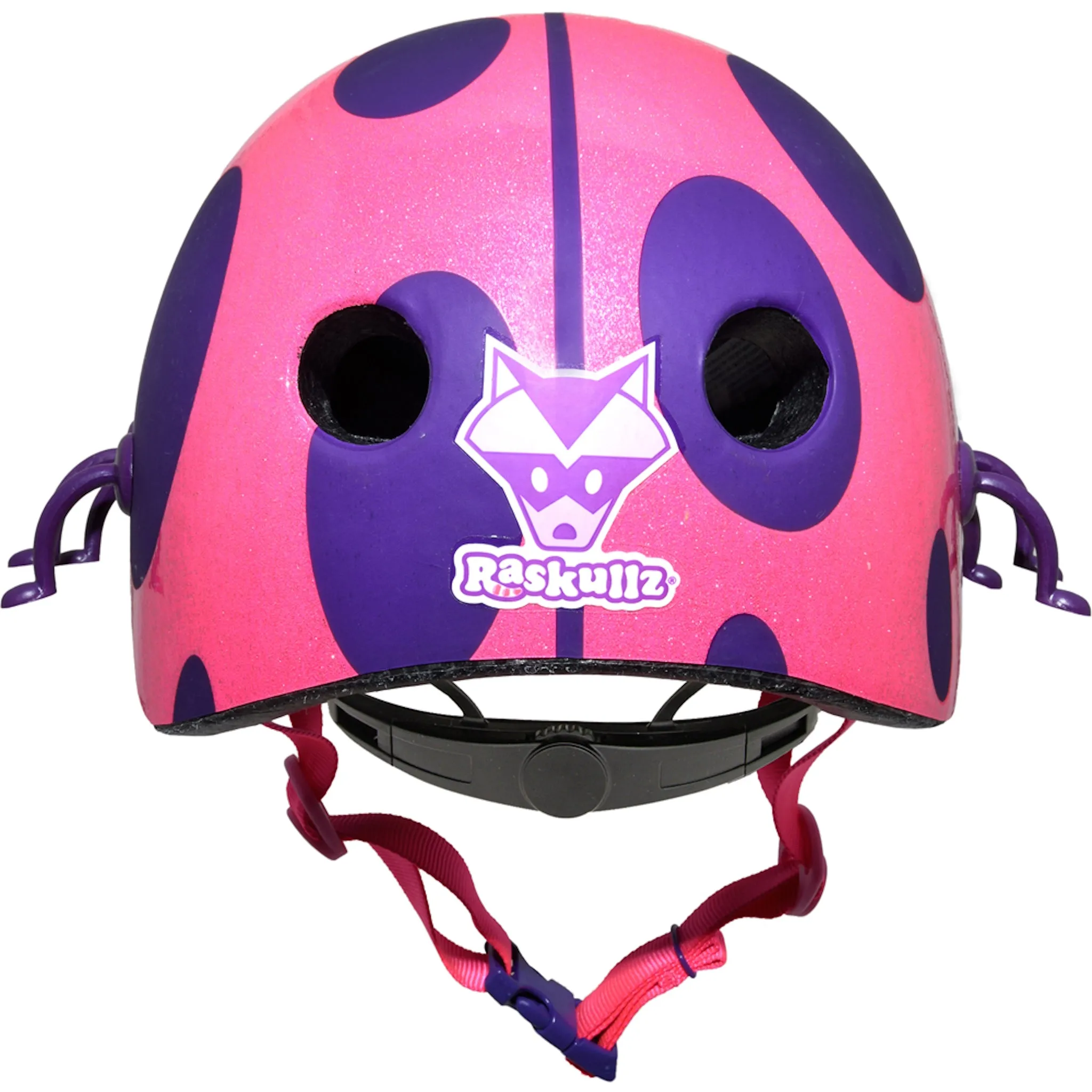 Raskullz Lady Bug Toddler Pink/Purple Helmet