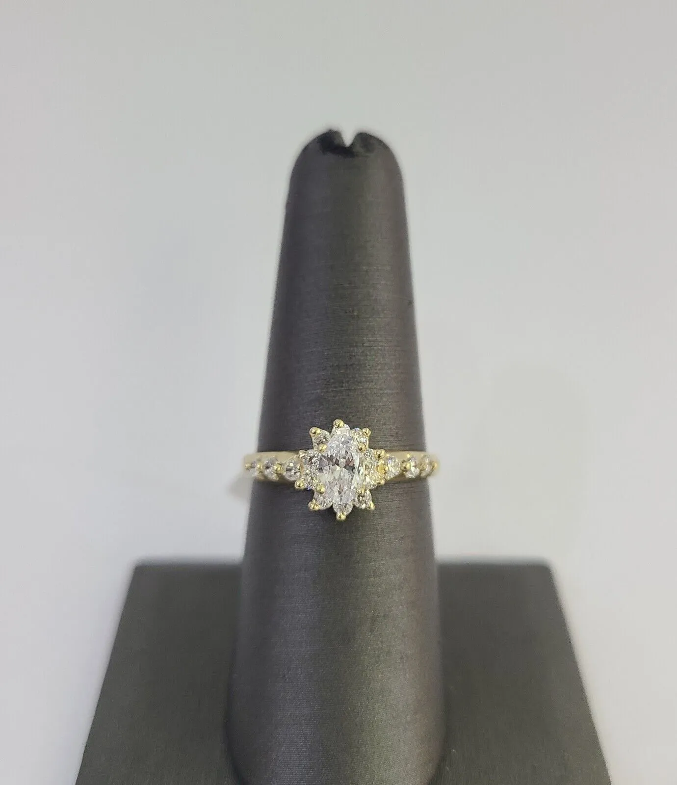 Real 10k Yellow Gold Ring Wedding Engagement Casual 10Kt Genuine