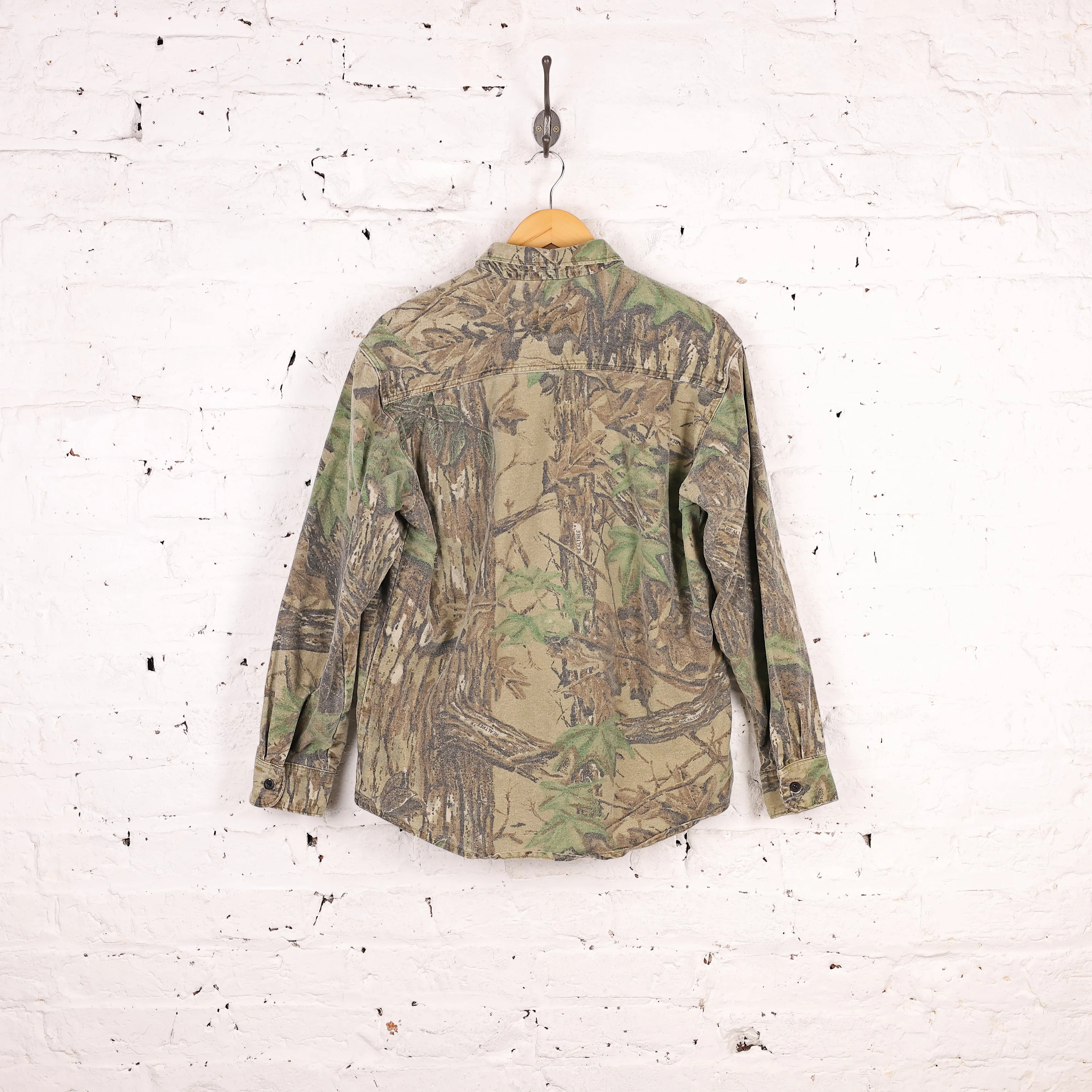 Real Tree Camouflage Shirt - Green - S