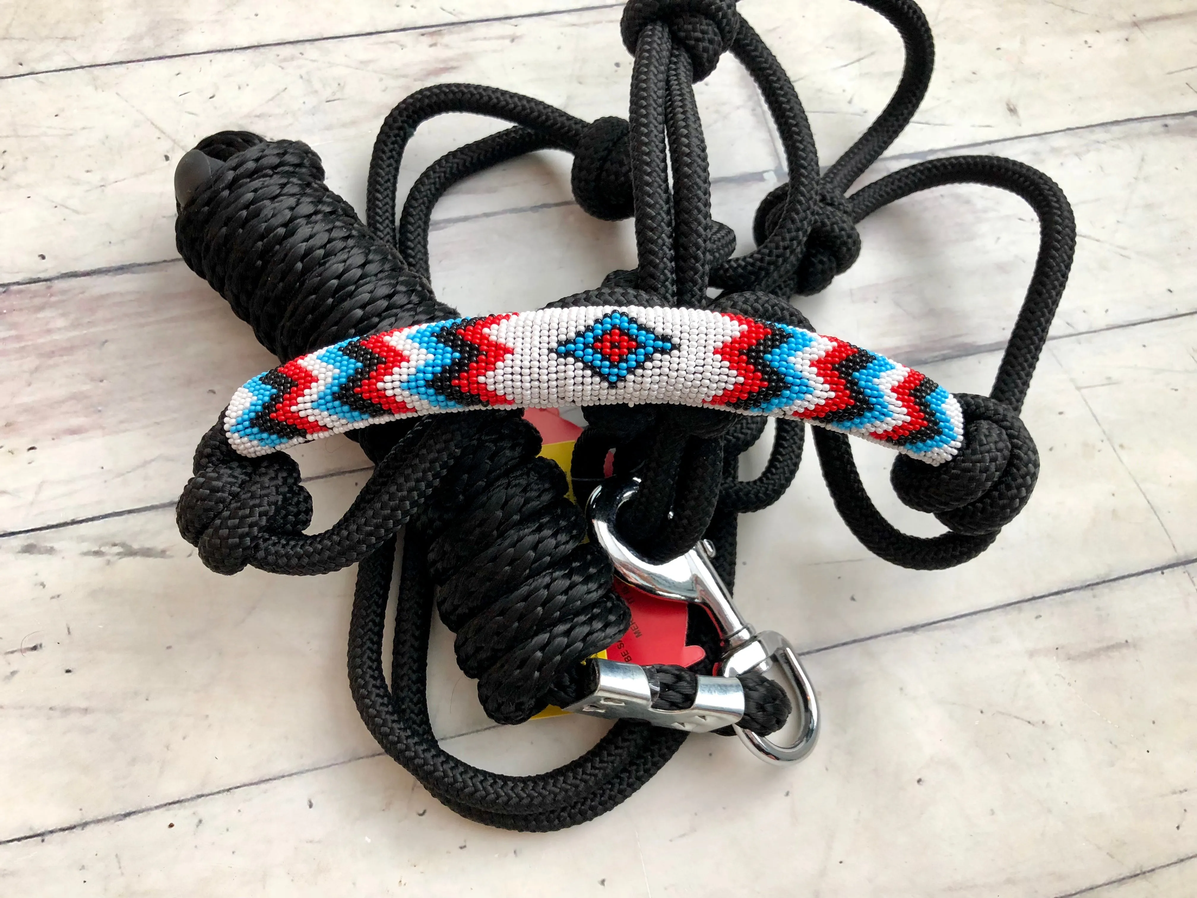 Red White Blue Diamond Design Cowboy Knot Halter