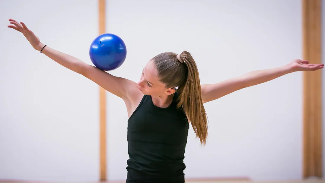 Rhythmic Gymnastics Ball 185 mm - Golden