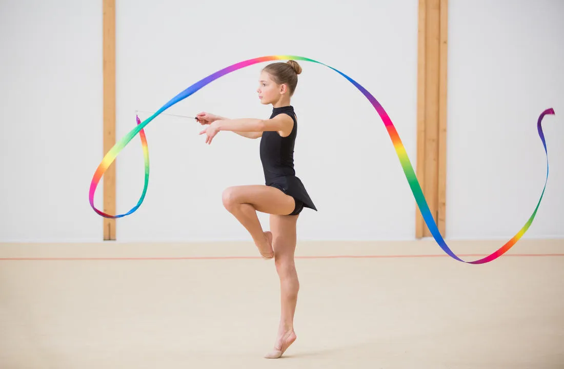 Rhythmic Gymnastics (RG) 6 m Ribbon - Multicoloured