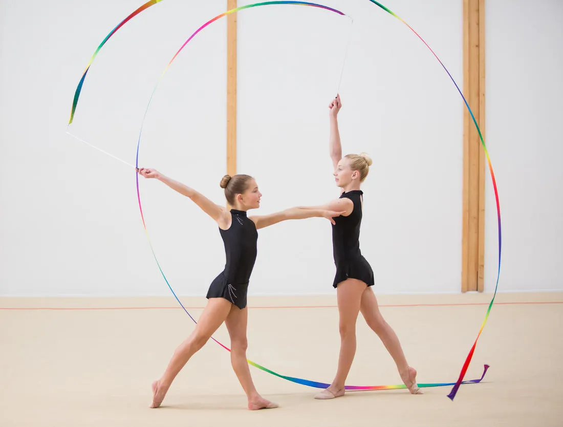 Rhythmic Gymnastics (RG) 6 m Ribbon - Multicoloured