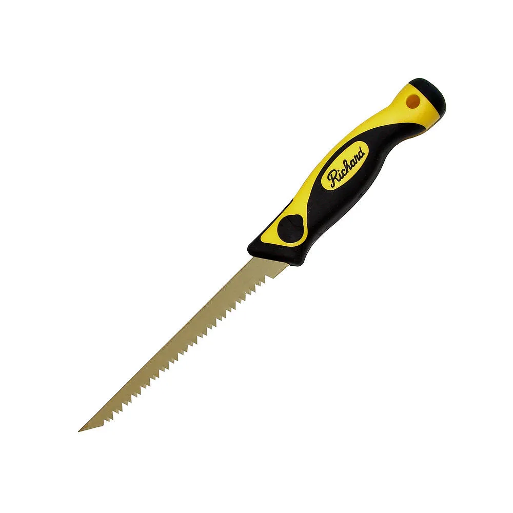 Richard 6” Ergo-Grip Heavy-Duty Multi Saw with Aggressive 2-Sided Tooth, High Quality Steel Blade Precision Ground