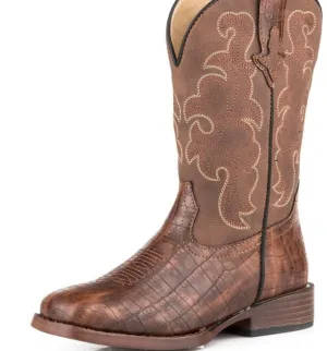 Roper Big Kids Boots Viper Tan