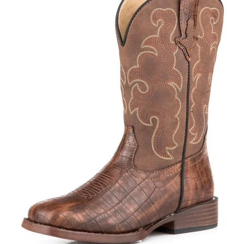 Roper Big Kids Boots Viper Tan