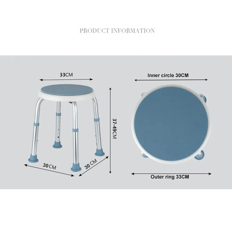 Rotatable Non-slip Bath Chair