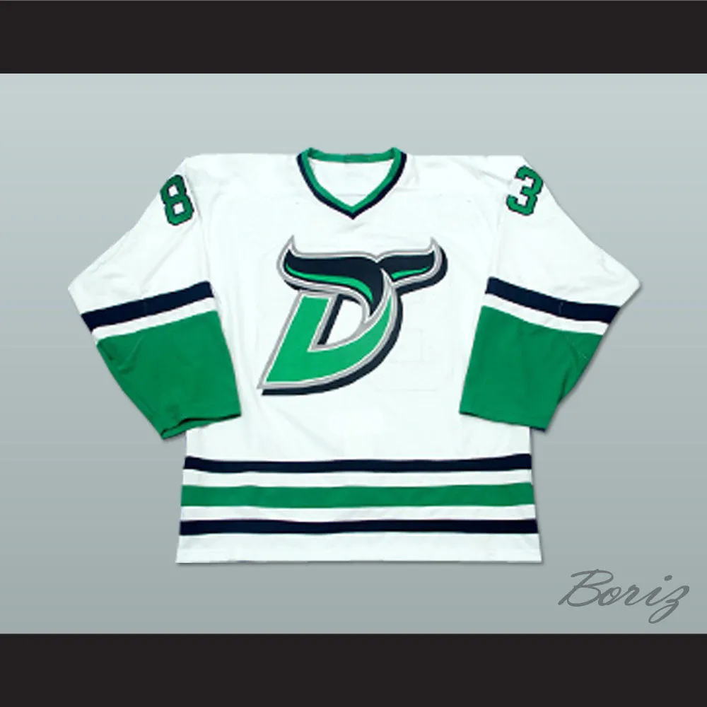Ryan Patsch 83 Danbury Whalers White Hockey Jersey