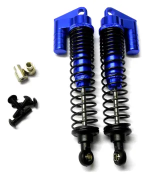 S108004NB 1/10 Scale RC Alloy Adjustable Shock Absorber Damper 2 Navy Blue 100mm