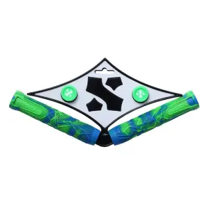 Sacrifice SPY Scooter Bar Grips - Blue/Green