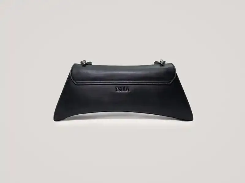 Satori Vegan Cactus Leather Clutch | Matte Black