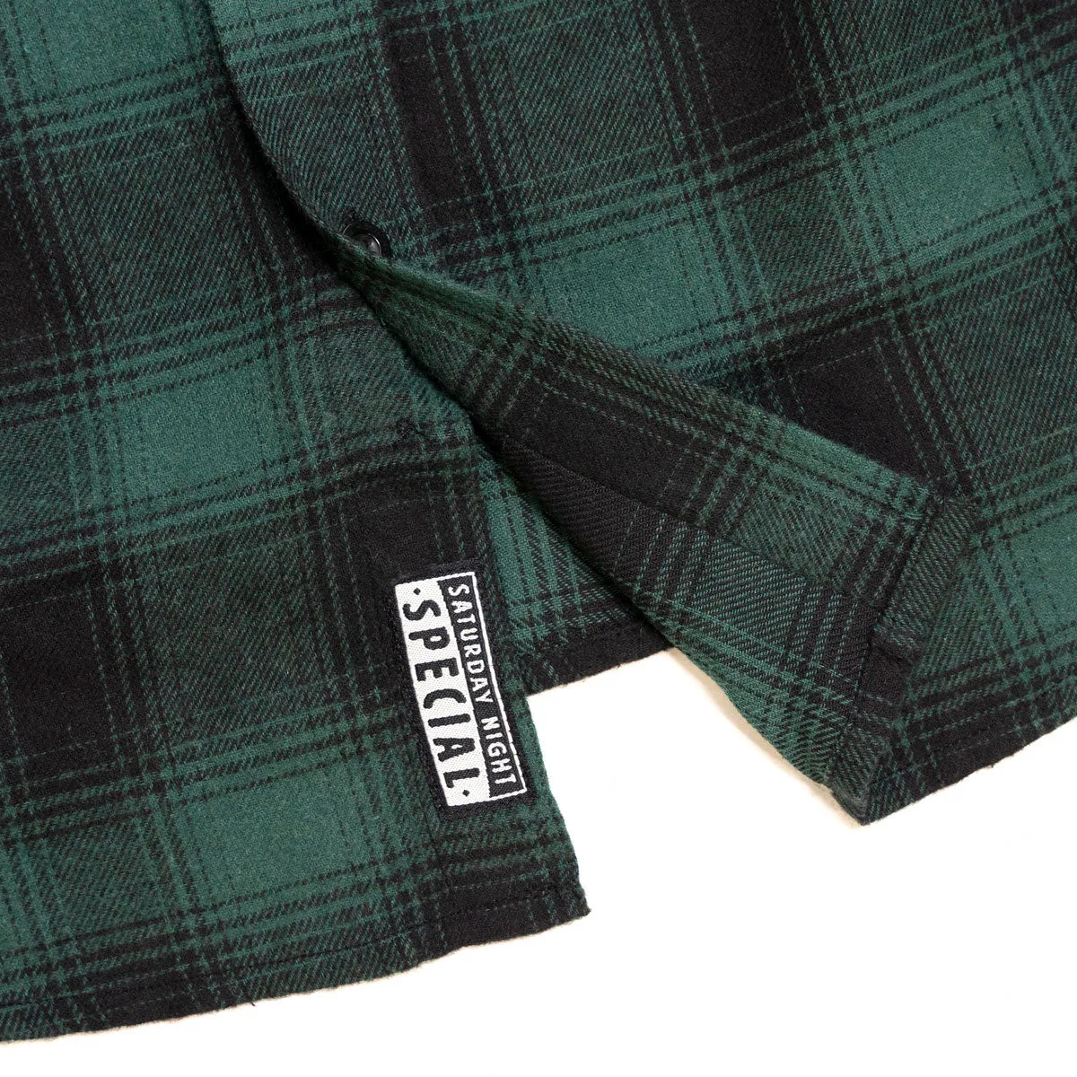 Saturday Night Special Flannel - Green/Black