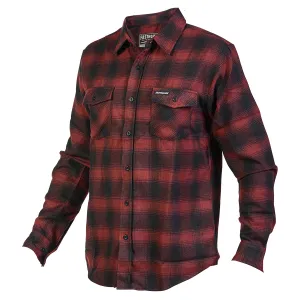 Saturday Night Special Flannel - Maroon/Black