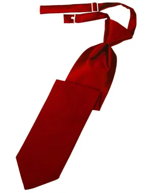Scarlet Luxury Satin Kids Necktie