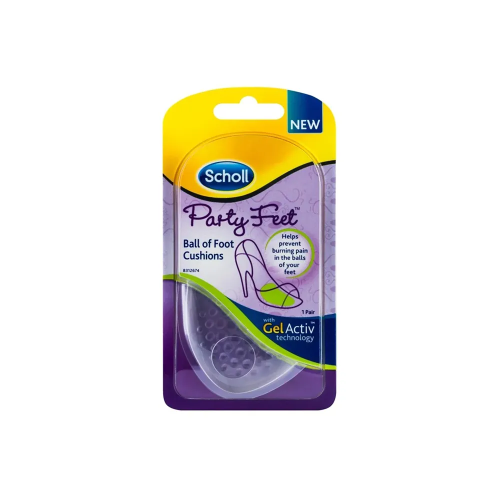 Scholl Party Feet Ball of Foot Cushions  1 Pair