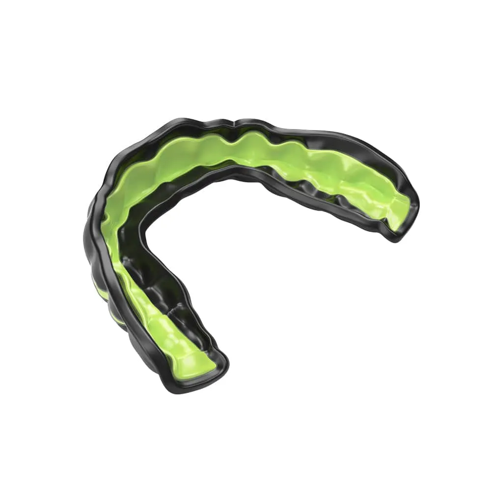 Shock Doctor MicroGel Wings Mouth Guard - Black / Shock Green