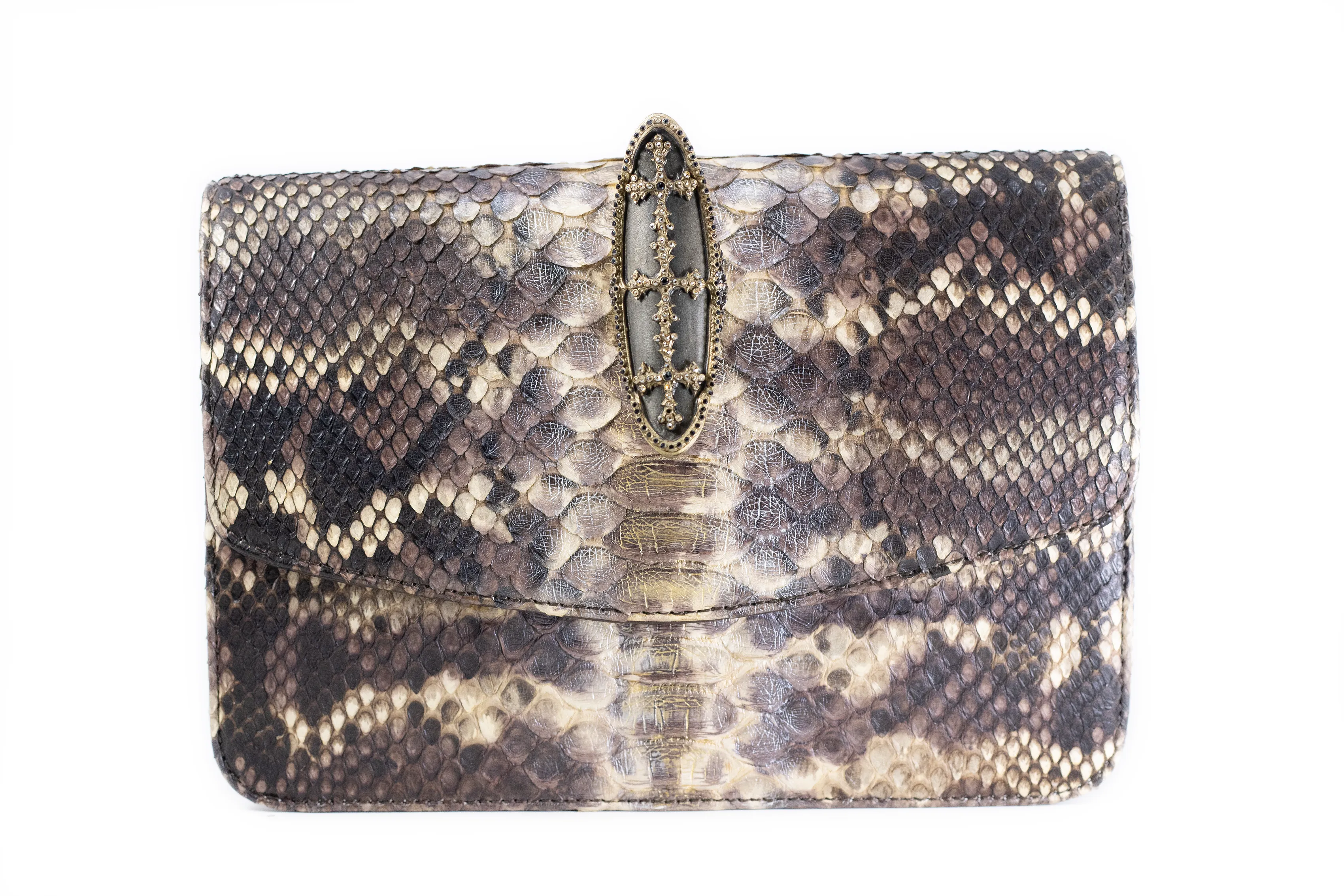 SMALL BOX IN MULTICOLOR TIGER PYTHON