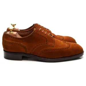 Snuff Brown Suede Derby Brogue UK 8.5 E