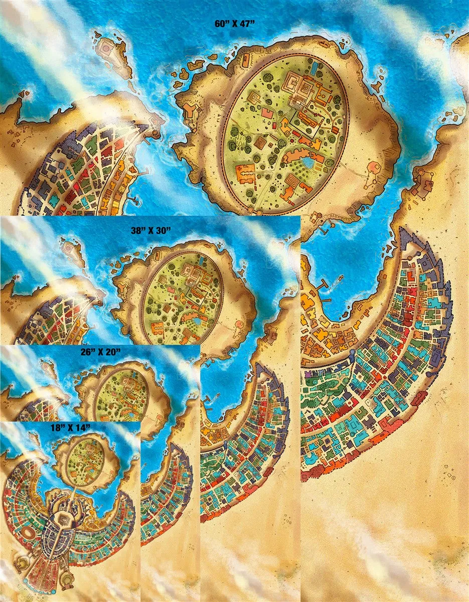 Sokurah City Fantasy Map