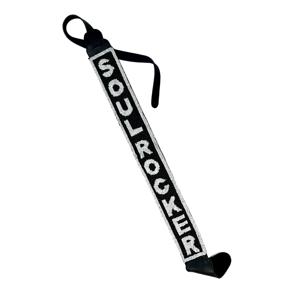 Soulrocker Beaded Black/White Guitar Strap