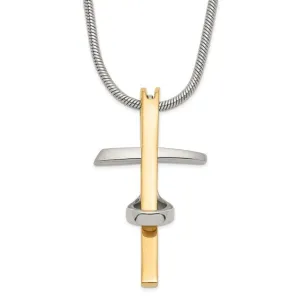 Stainless Steel Cross Pendant Necklace