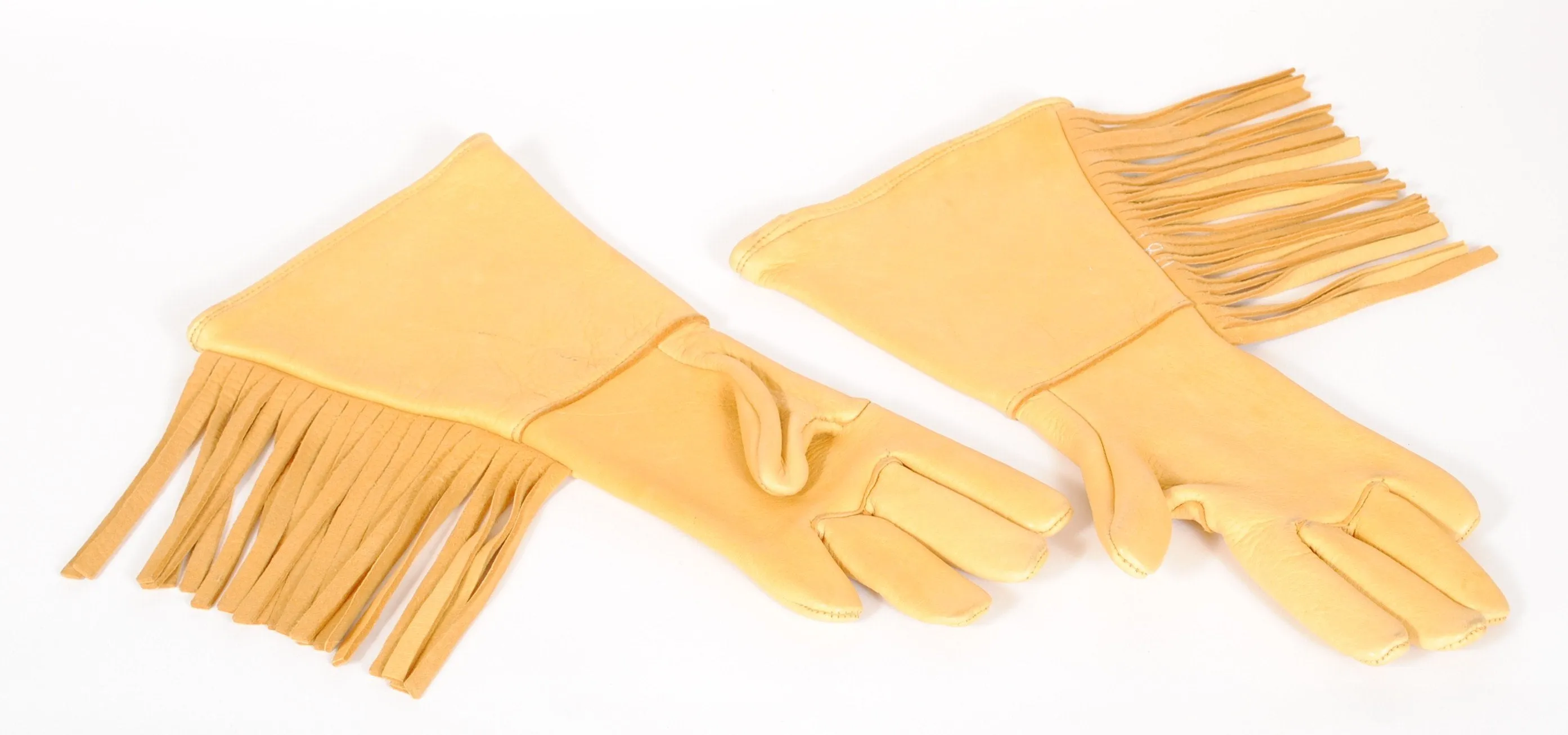 STOLEN 6/21/24 Gauntlet Gloves with Native American Beading