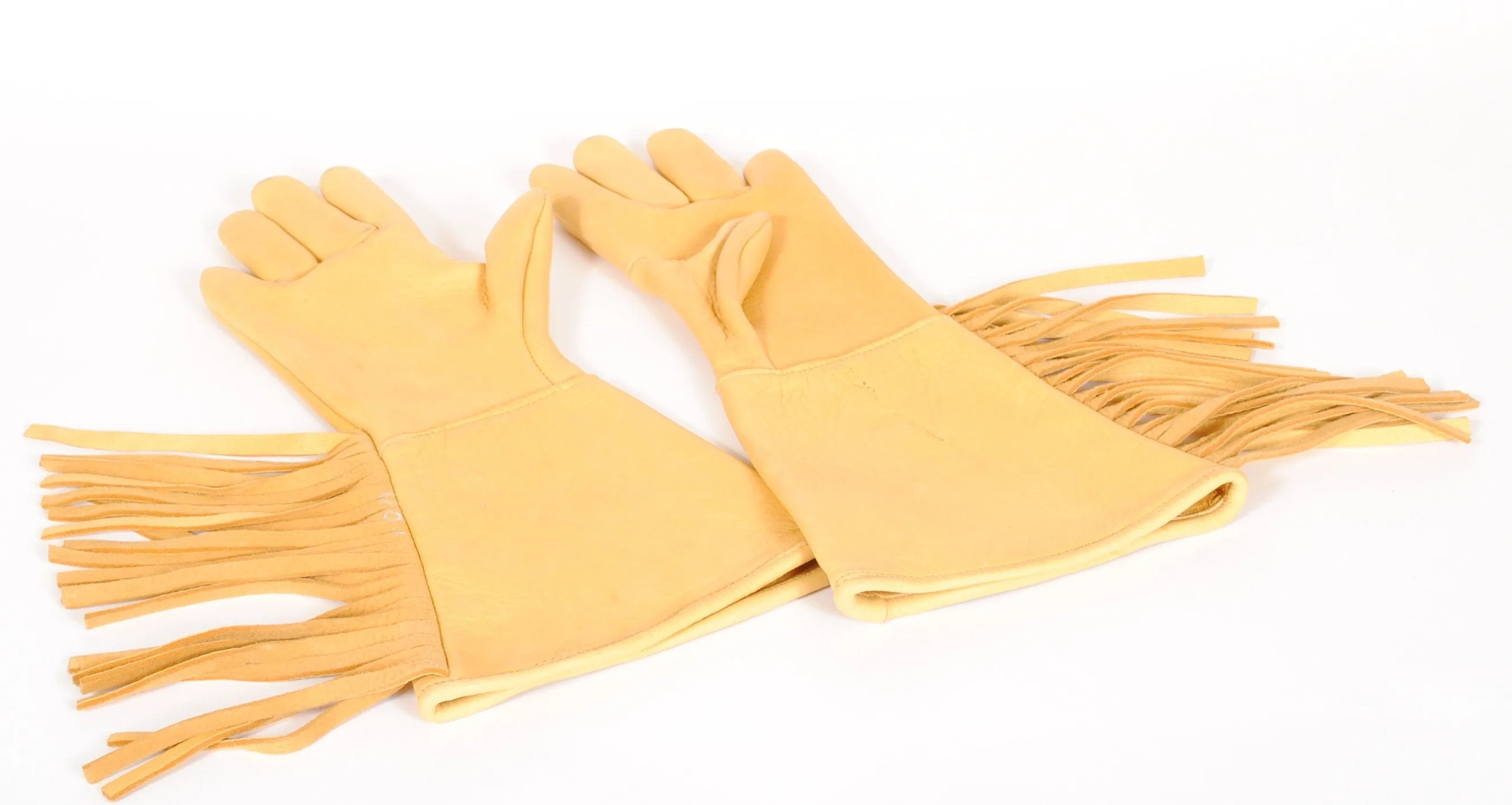 STOLEN 6/21/24 Gauntlet Gloves with Native American Beading