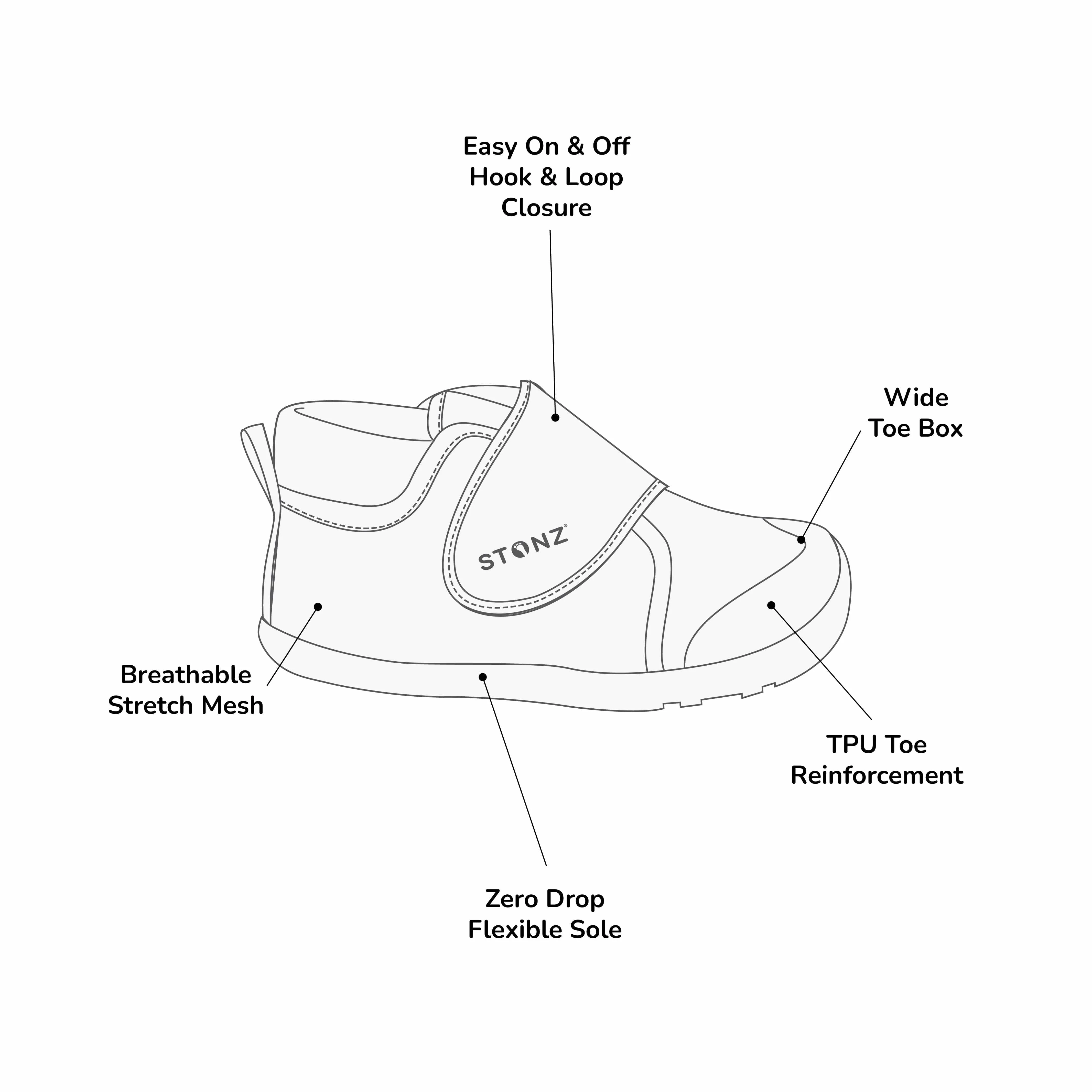 Stonz Cruiser Original Baby Shoe - Dusty Rose