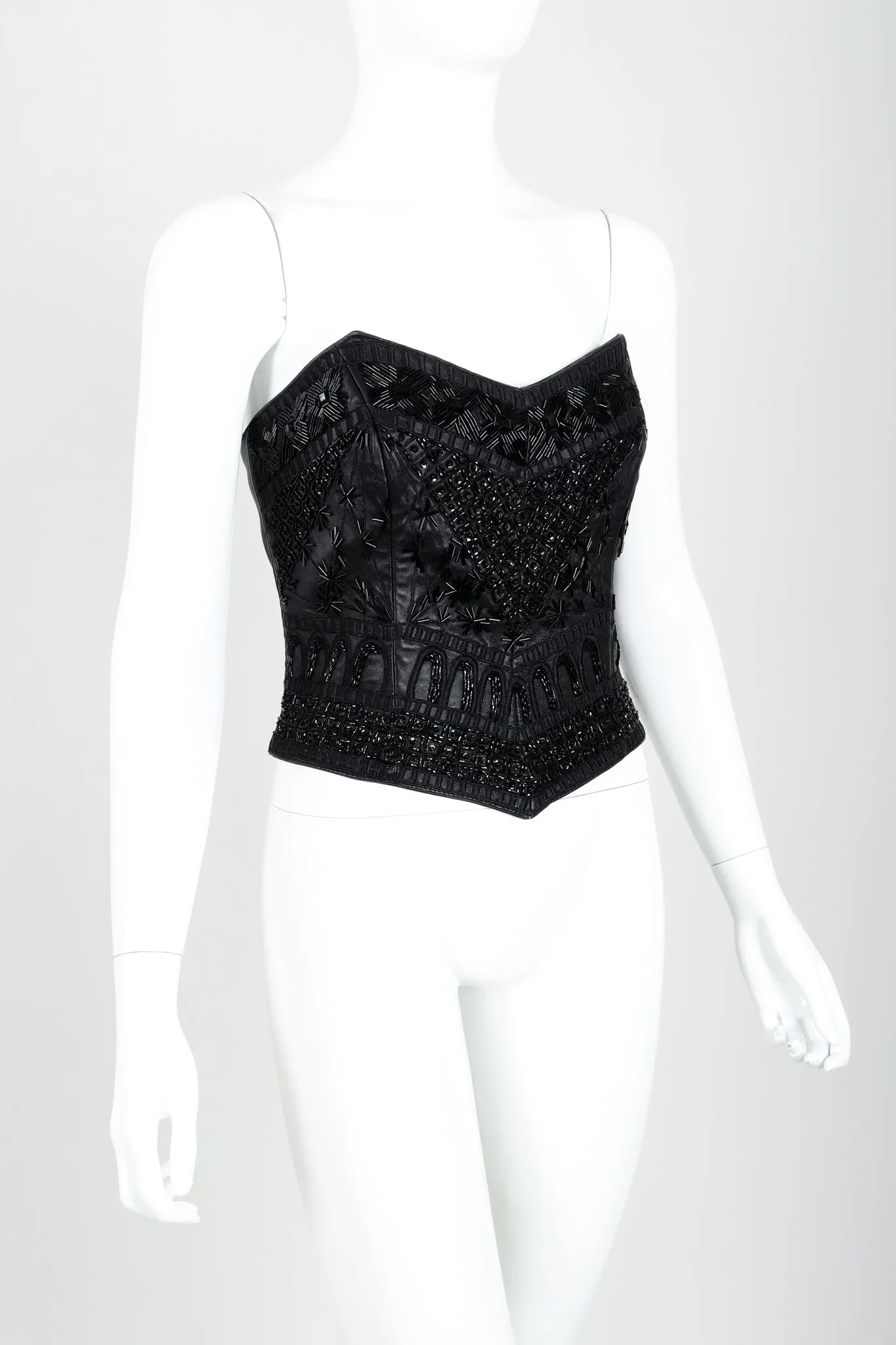 Strapless Beaded Bustier
