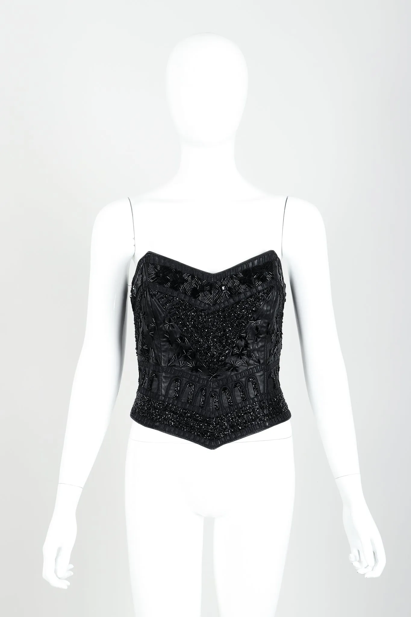 Strapless Beaded Bustier