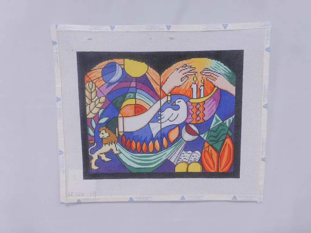 Susan Roberts Needle Point Designs EPO126 Judaic Heritage Picture