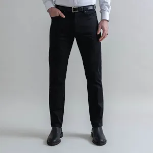 The Black Stretch Canvas Franklin 5 Pocket Custom Pant