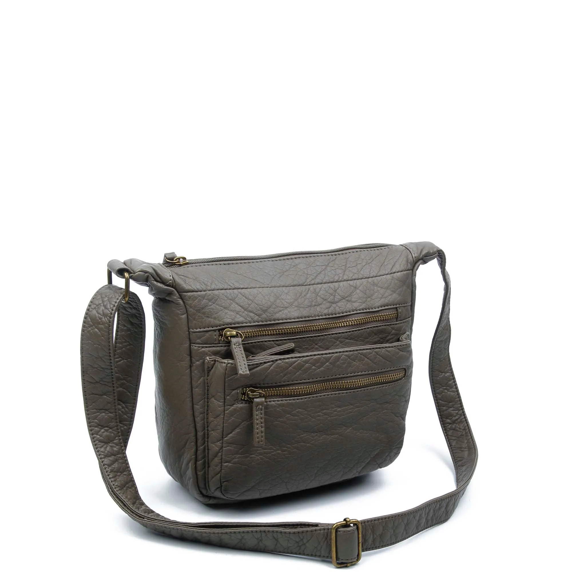 The Elsa Crossbody - Dark Grey