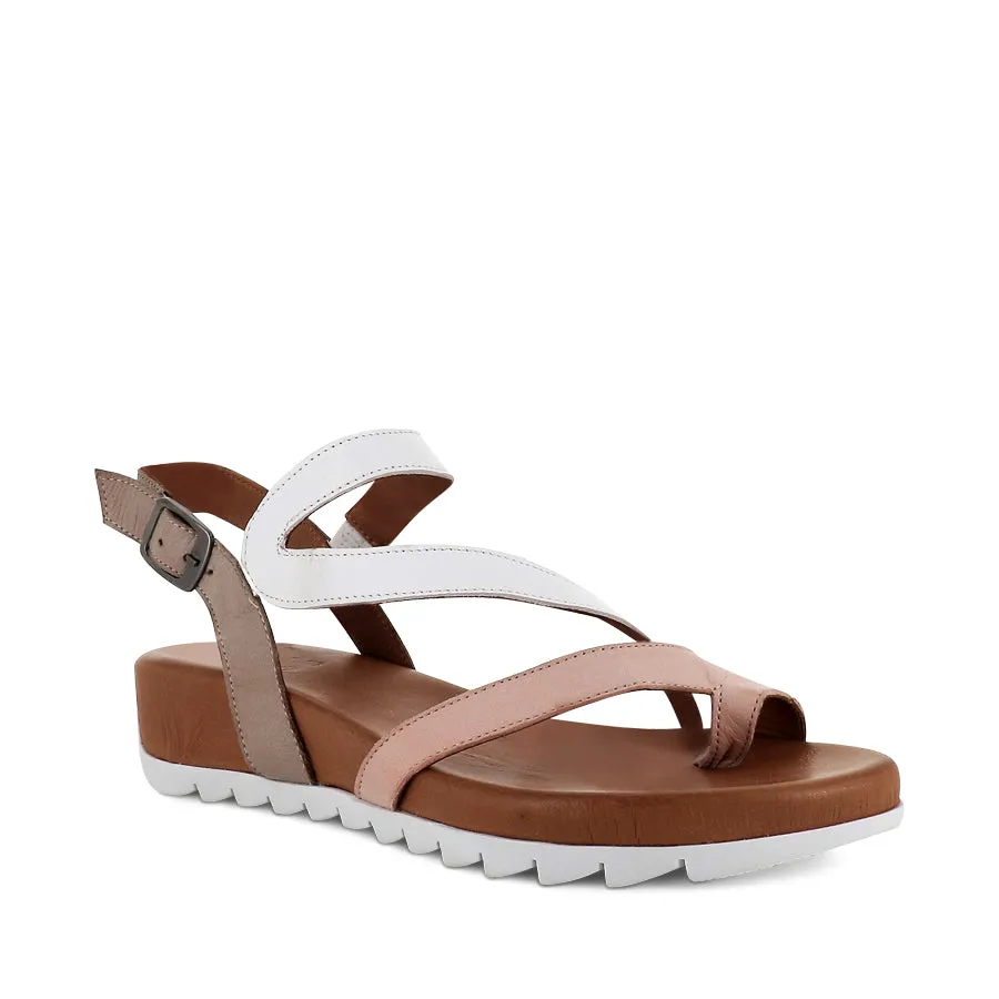 TICTOC - NUDE/WHITE/DARK STONE LEATHER