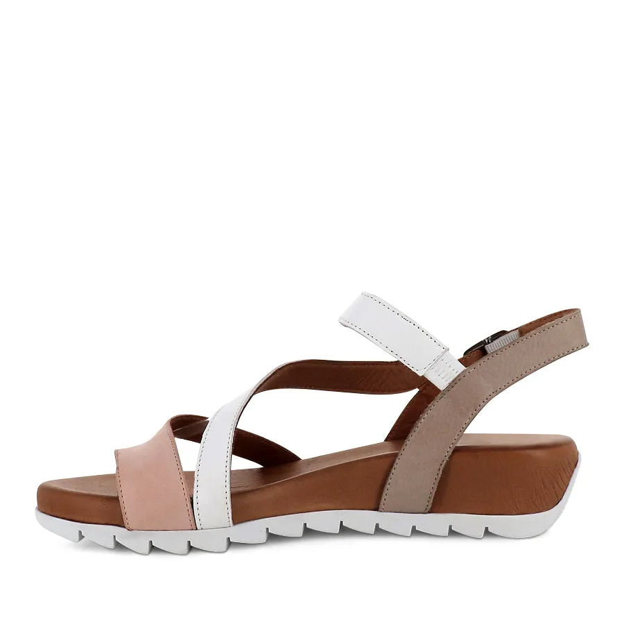 TICTOC - NUDE/WHITE/DARK STONE LEATHER