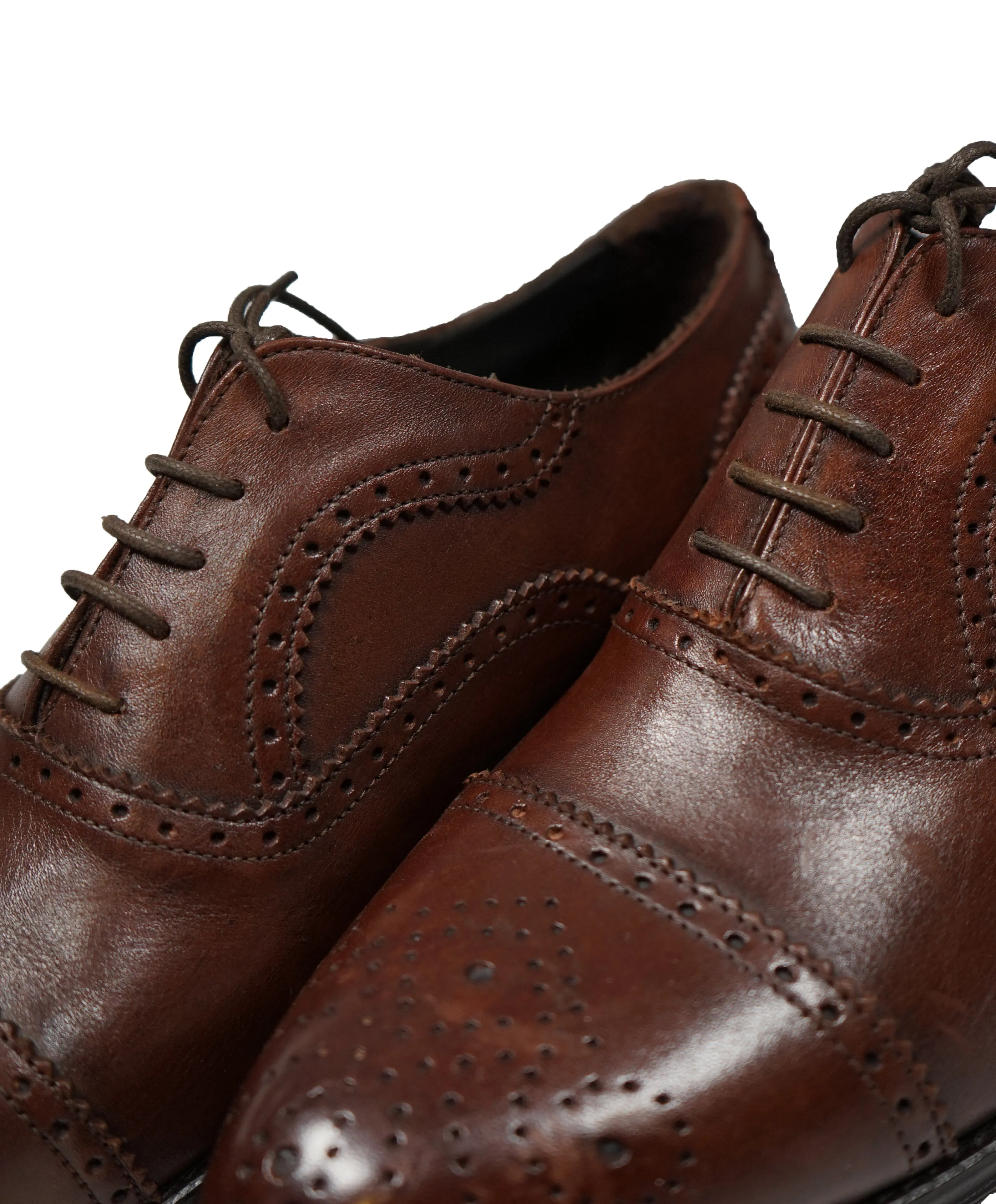 TO BOOT NEW YORK - CAPOTE Brown Brogue Cap-Toe Oxfords - 8.5